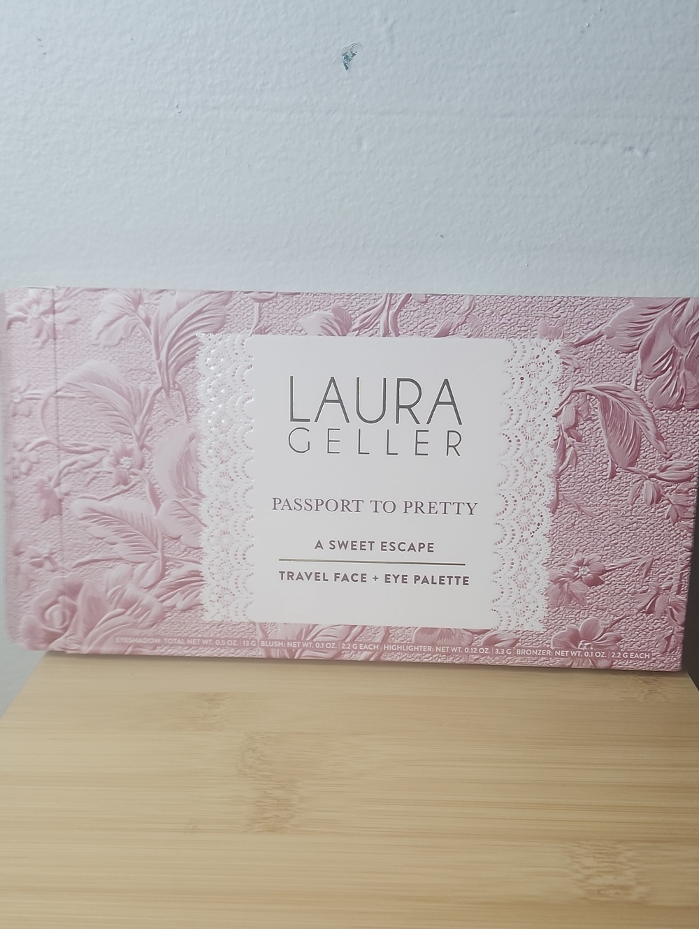 Laura Geller Pink Embossed Passport to Pretty Travel Palette